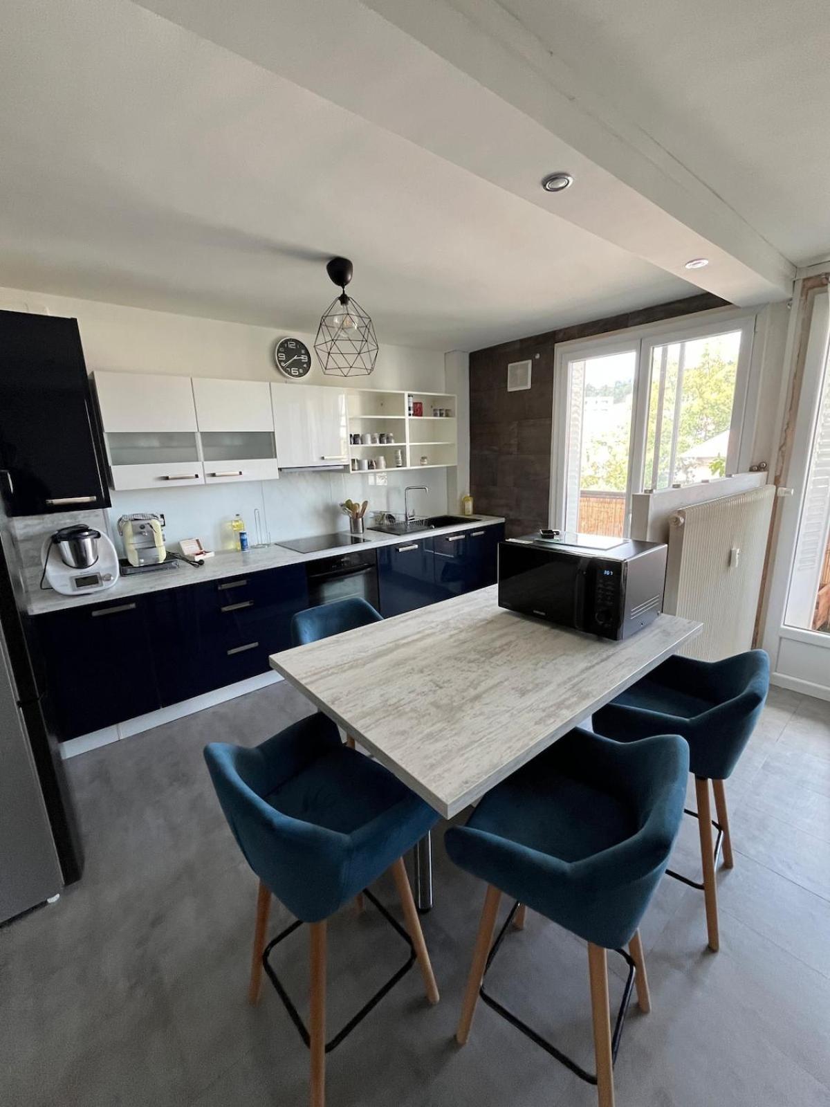 Spacieux T3 Moderne Avec Balcon 6 Pers, Hyper Centre Clermont-Ferrand